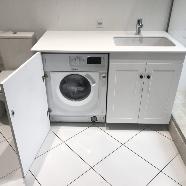 Тумба со стиральной машинкой