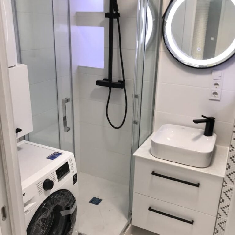 Тумба белая под умывальник на два ящика под заказ