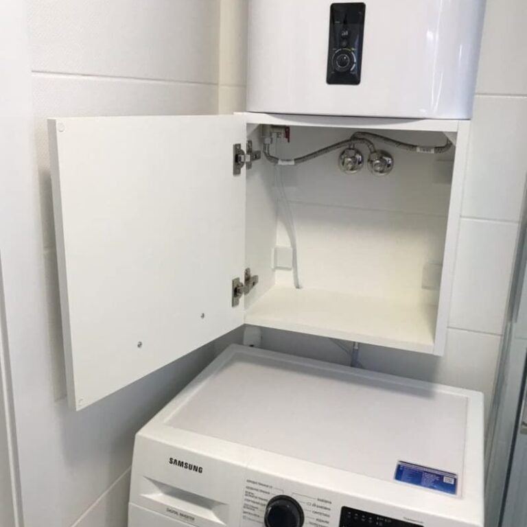 Тумба белая под умывальник на два ящика под заказ