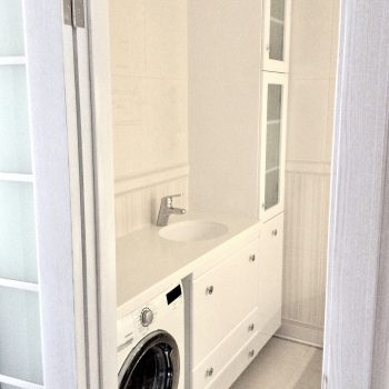 Ванная мебель на заказ - тумба под стиральную машину