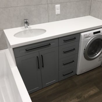 Тумба в американском стиле под стиральную машину