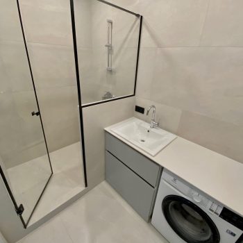 Сіра тумба під умивальник на замовлення у Києві