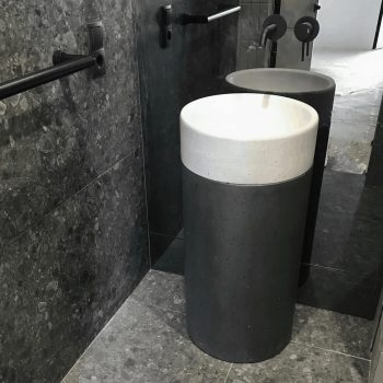 Умывальник напольный из бетона
